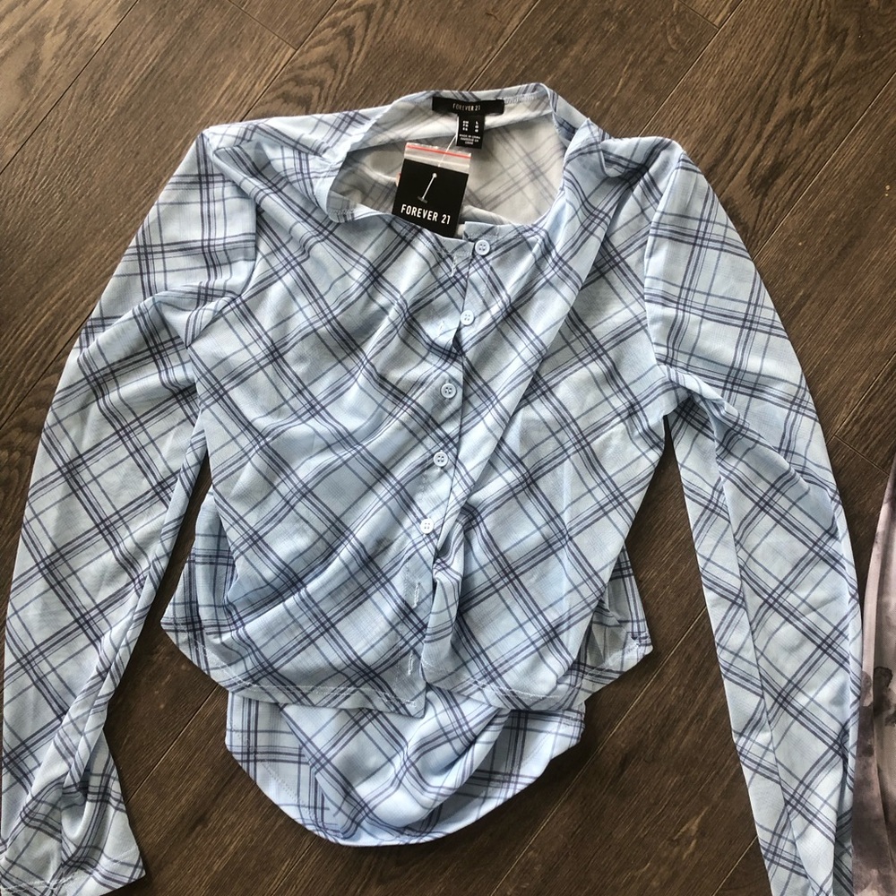 BNWT Forever 21 Mesh Shirts | Size L - Picture 2 of 7